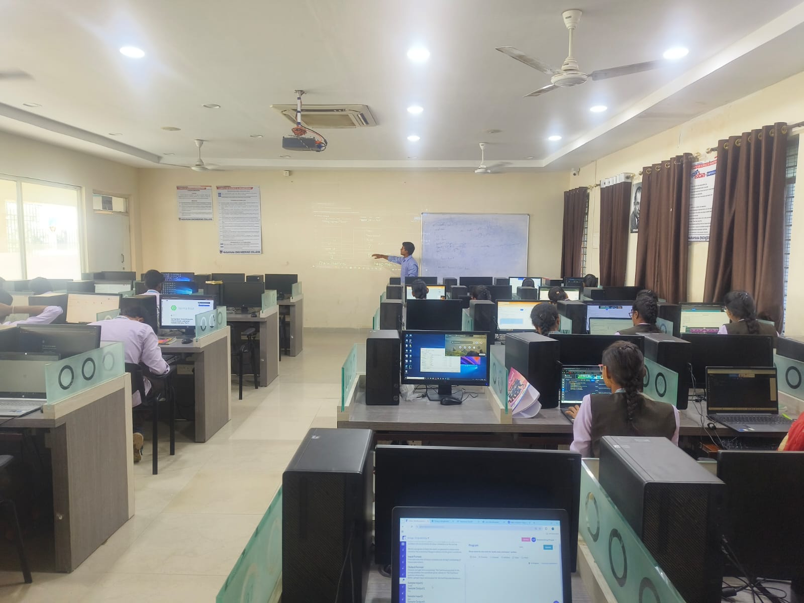 CodeAcharya training session in computer lab